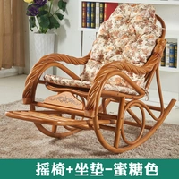 Качалка с креслом + подушка - цвет меда
