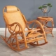 Качалка с креслом + журнальный столик - медовый цвет (отправить закаленное стекло)