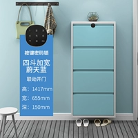 Темно-синий, четыре синих пуговицы 655