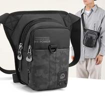 WEPOWER new mens outdoor leg bag casual trendy chest bag crossbody bag multifunctional cycling fishing waist bag