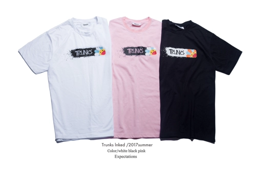 Три -колорные пятно ствола 17 Новая модель брызгает чернила лицо лица солнце цветок