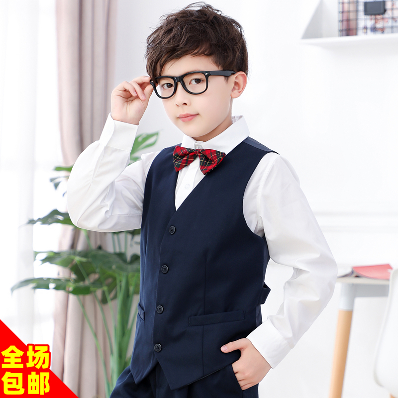 Shenzhen unified primary school uniforms for men and women in autumn and winter making gowns are fitted with matching single pieces of horse chia 