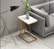 Nordic minimalist bedside mobile table wrought iron corner a few bedroom small tea table modern marble living room sofa side table