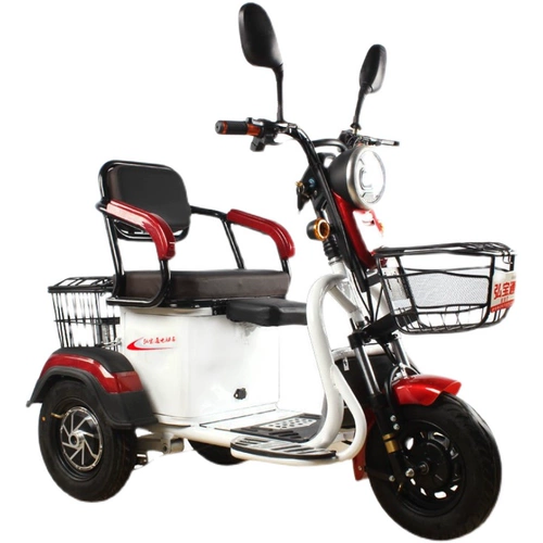 Электрический маленький трехколесный велосипед для пожилых людей для отдыха