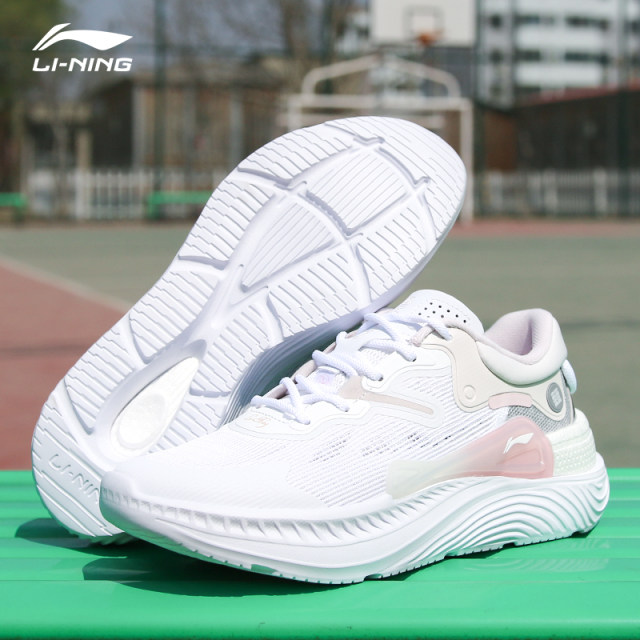 Li Ning Spark ເກີບກະເປົ໋າຜູ້ຍິງ 2024 Summer Off-Case Clearance Breathable Rebound ສະດວກສະບາຍ Wear-Resistant Classic shoes