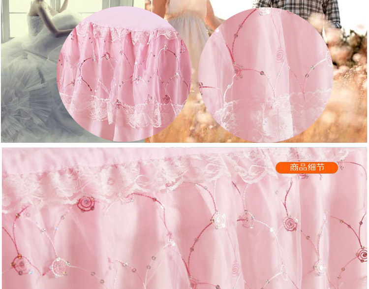 Summer sợi ren giường bedspread váy Simmons nệm bảo vệ giường váy ren một mảnh đơn hoặc kép 180x220 - Váy Petti váy giường khách sạn