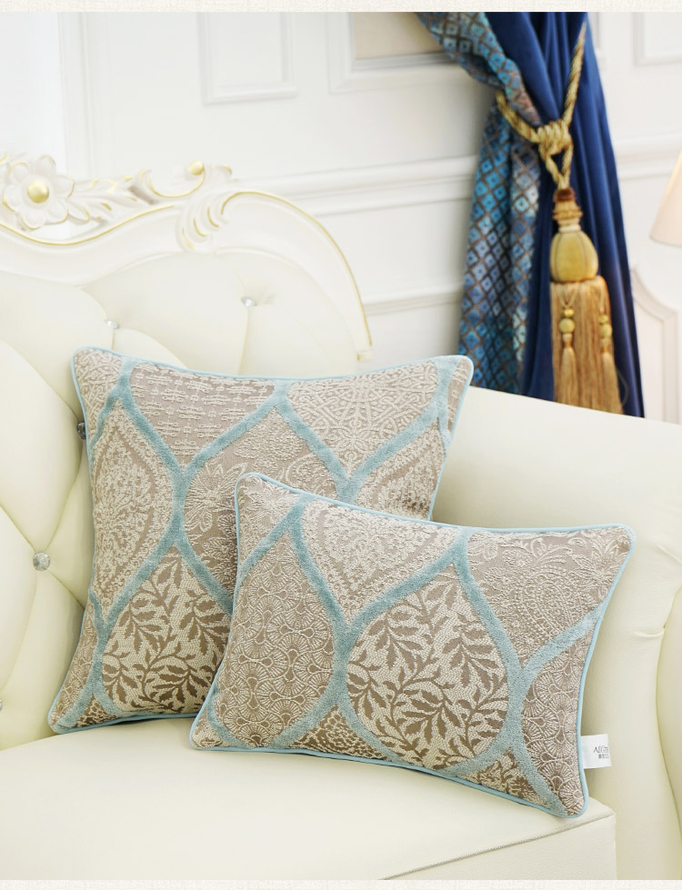 Đệm Nữ hoàng Hiện đại Châu Âu cổ điển cắt nhung đệm sofa gối tựa lưng lõi xe gối tựa đầu gối - Trở lại đệm / Bolsters ghế sofa tựa lưng