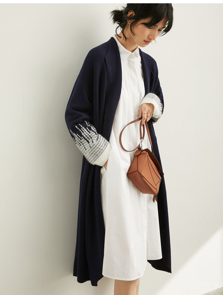 Шерстяной кардиган, демисезонная куртка, накидка, свитер, 2019 