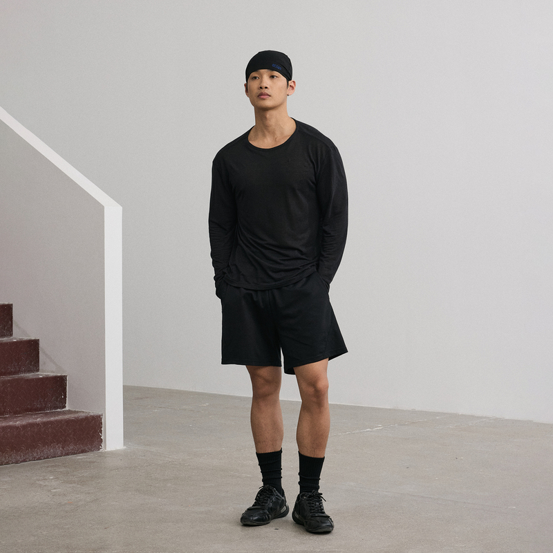 Afterglow Ultra-Thin Linen Off-Shoulder Long Sleeves, Suitable for All Seasons, Skin-Friendly, Breathable, Slim-Fit, Suitable for Commuting
