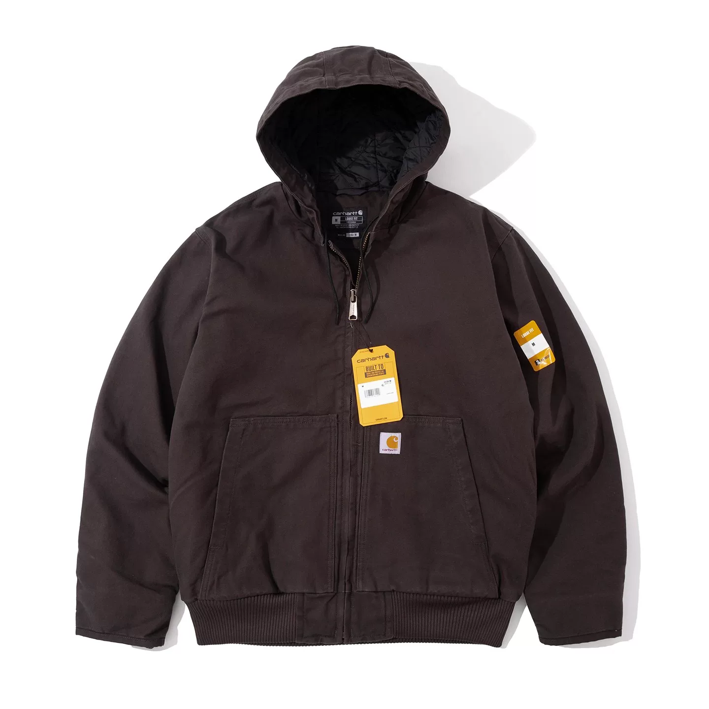 [Carhartt104050 водоэмульсионная парусиновая тяжелая американская куртка с капюшоном J130]