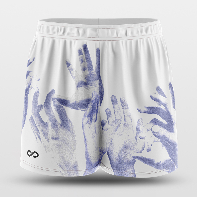 Quick-Drying American Basketball and Football Fitness Crossfit Shorts with Full Print for Summer Sports