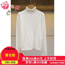 Clearance Lidi 2020 autumn lace turtleneck solid color long-sleeved sweater for women 2030489 tag price 1280