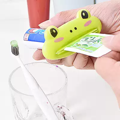 Cute cartoon toothpaste squeezer Powder room facial cleanser toothpaste manual squeezer Creative children's toothpaste clip