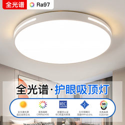 Full Spectrum Led Ceiling Light, Bedroom Light, Modern Simple and Elegant Living Room Light, Master Bedroom, Dining Room, Balcony Lighting Fixtures