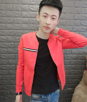 Mingfu same coat mens autumn new leisure clip social spirit guy sweater youth zipper cardigan