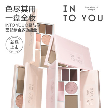 Intoyou New Product Launch: Comprehensive Multi-Functional Face Makeup Palette - All-In-One Makeup with Shading, Highlighter, Eyebrow Powder, Blush, and Eyeshadow