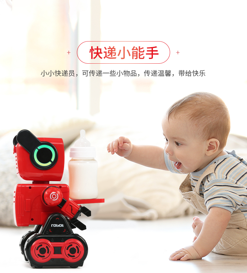 Tiết kiệm tiền robot đa chức năng giáo dục sớm điều khiển từ xa robot thông minh đồ chơi trẻ em câu đố cậu bé cô gái món quà