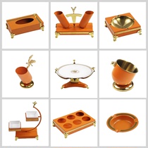 Ktv Stainless Steel Pendulum Bench Supplies Full Nightclub Fruit Tray Nightclub Microphone Racks box trays