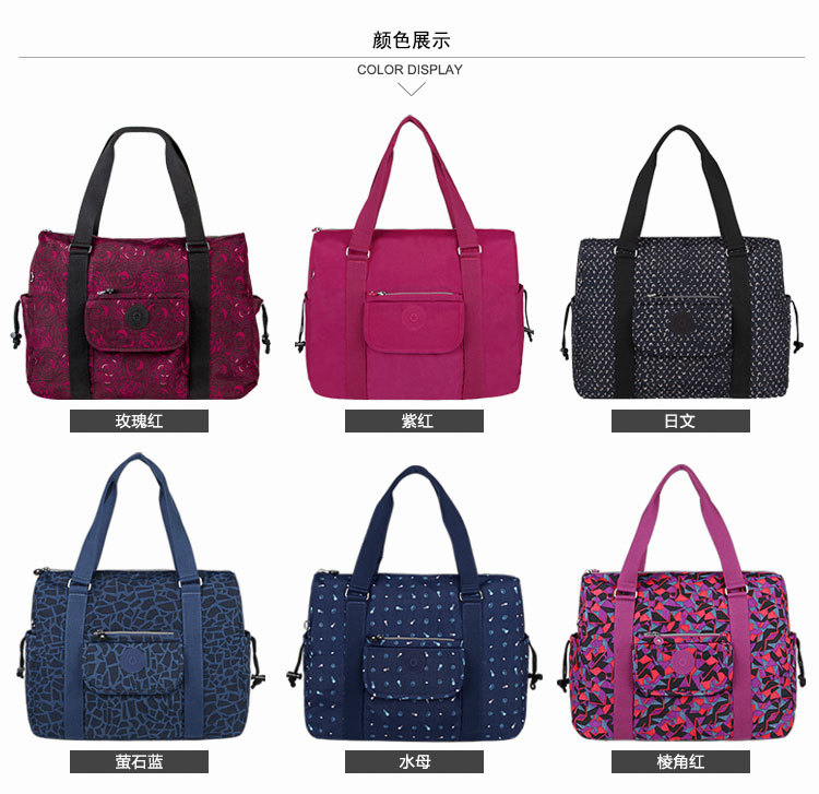 Túi du lịch túi mua sắm công suất lớn không thấm nước vai nylon Túi xách Boston có thể được đặt gói trường hợp xe đẩy - Túi du lịch túi du lịch gấp gọn
