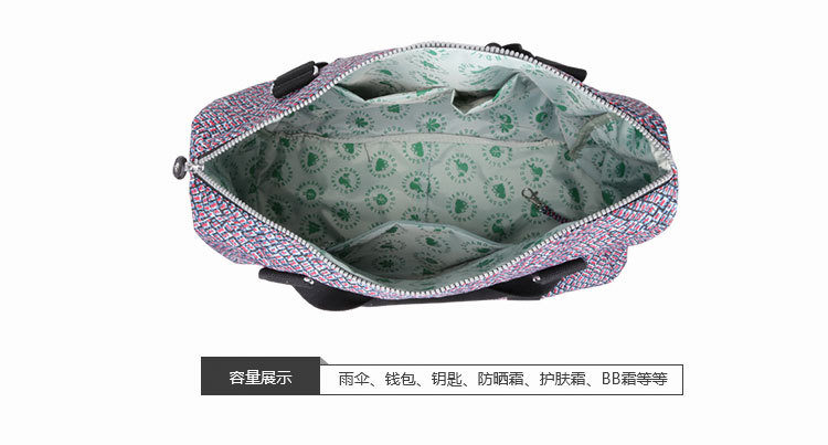 Túi du lịch túi mua sắm công suất lớn không thấm nước vai nylon Túi xách Boston có thể được đặt gói trường hợp xe đẩy - Túi du lịch túi du lịch gấp gọn
