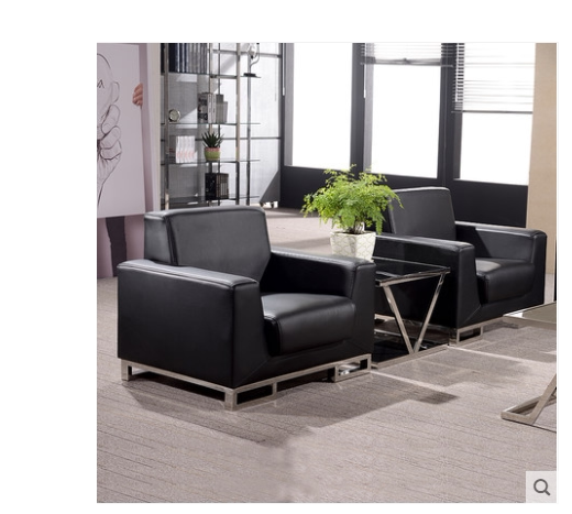 Office Sofa Brief Modern Office Sofa Tea Table Composition Lounge Sofa Trio in talks Sofa