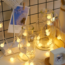 led round ball light string childrens room wall lighting indoor battery box tent decoration small lanterns dream string lights