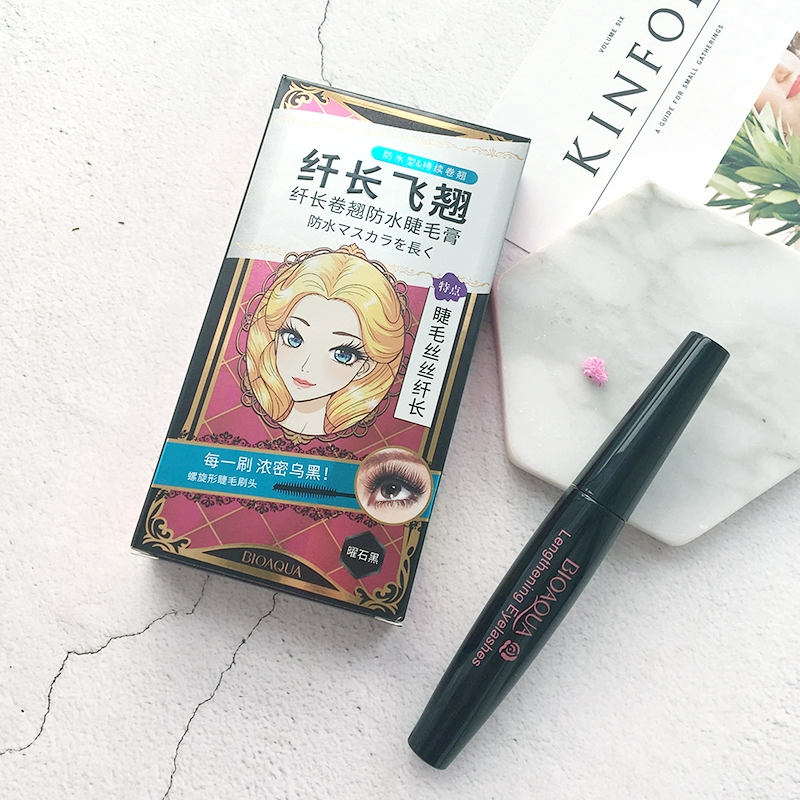 Mascara uốn cong lâu không thấm nước không nở hoa tăng trưởng dày mascara mới phải - Kem Mascara / Revitalash chuốt mi feg