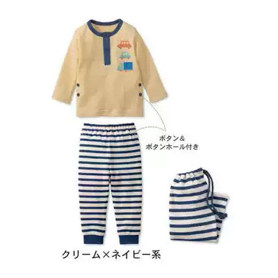 Daily single home wear set two-piece cotton children's clothing non-belly protection autumn belly protection pants set two pure cotton