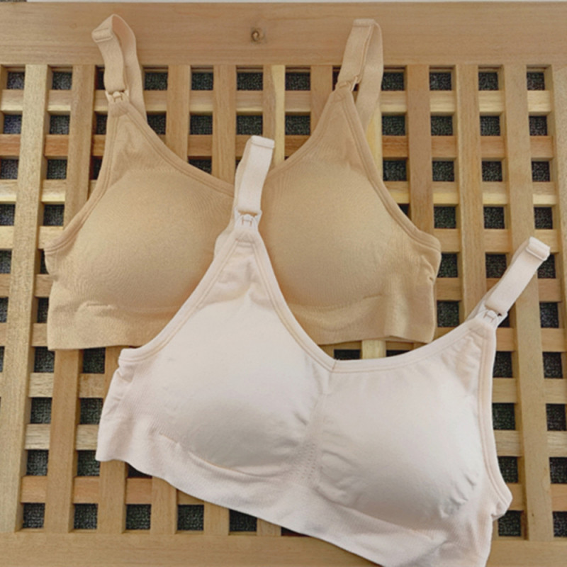 Japanese-Style Dog Print Large Size Skin-Colored Nursing Bra Breathable Comfortable for Pregnancy and Postpartum Without Underwire Thin Japanese-Style Dog Print Large Size Skin-Colored Nursing Bra Breathable Comfortable for Pregnancy and Postpartum Without Underwire Thin
