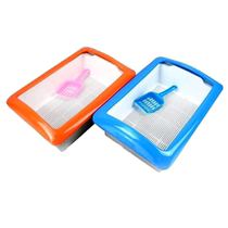 Home pet treasure spot double-layer cat litter basin toilet suitable for crystal pine sand can be used alone to send a shovel