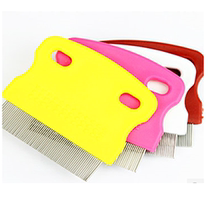 Home pet treasure spot pet dog cleaning supplies small dogs and cats can be fine-footed flea grooming needle comb