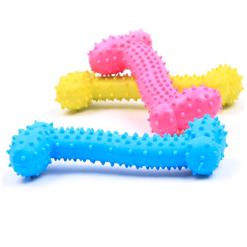 Home Pet Treasure Spot Spicy Bone Toys Non-toxic TPR Environmental Protection Rubber Solid Biting Molar Pet Supplies