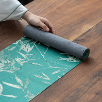 Zen tea mat Waterproof Japanese tea mat Fabric Tea tray mat Tea tablecloth mat Table flag dry bubble mat Vintage style