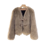 Зимняя утепленная удерживающая тепло куртка, в корейском стиле, V-образный вырез