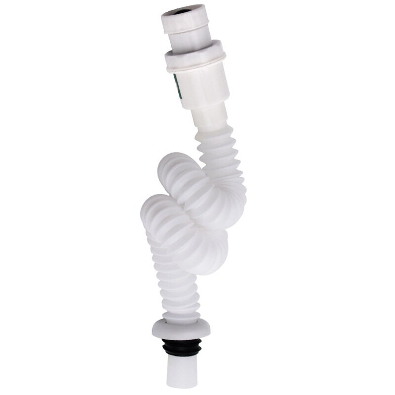 Dezhong 7007 washbasin deodorant downpipe retractable drain hose bellows automatic closed