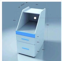 Hair barbershop tool cabinet Hair salon cabinet mirror table Black and white tool cart Technician cart Beauty product cabinet mirror table