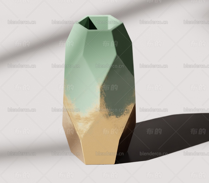 blender花瓶花盆blender布的模型43