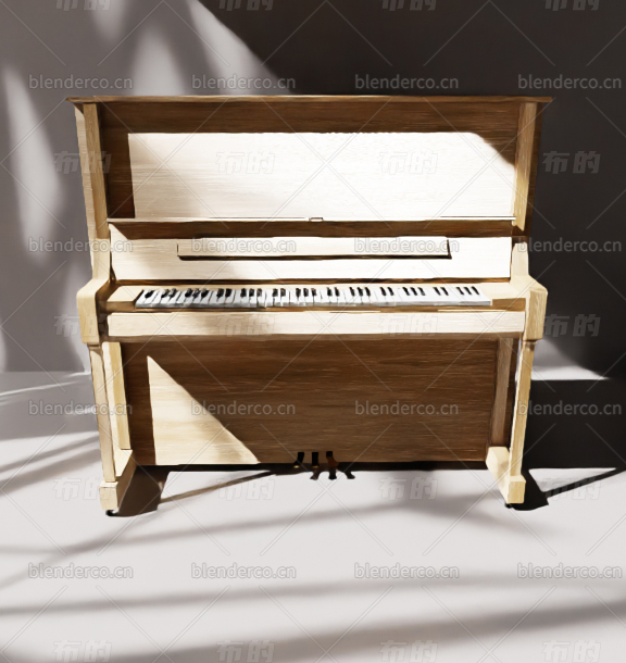 blender 钢琴音乐乐器blender 布的乐器8