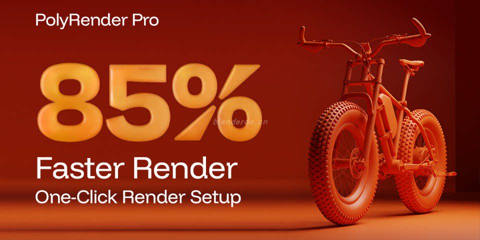 Poly Render Pro v3.2.1 支持Blender 4.5