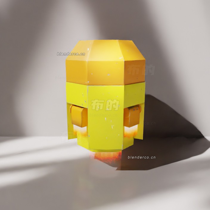 blender迷你卫星发射器模型_blender布的04