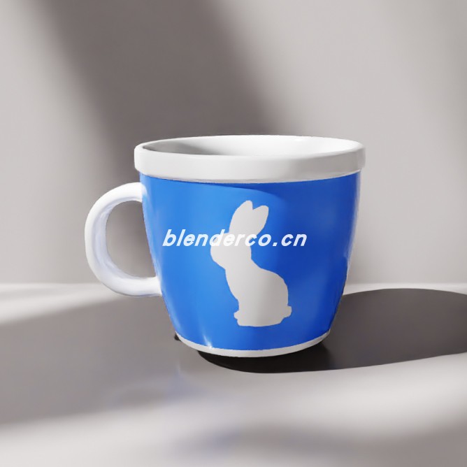 blender咖啡杯模型_blender布的27