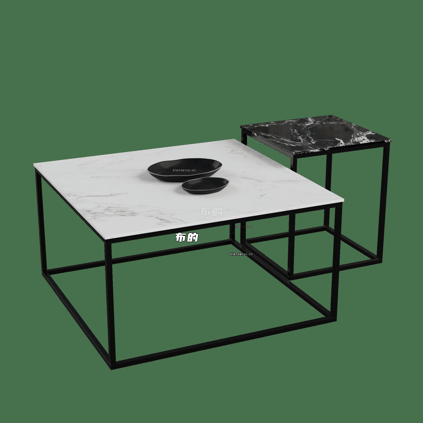 blender花岗岩桌模型_blender布的04