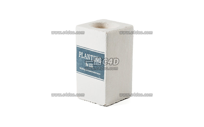 C4D茶蜡烛台