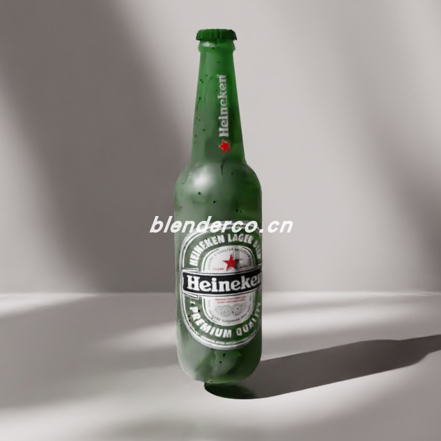 blender喜力啤酒模型_blender布的37