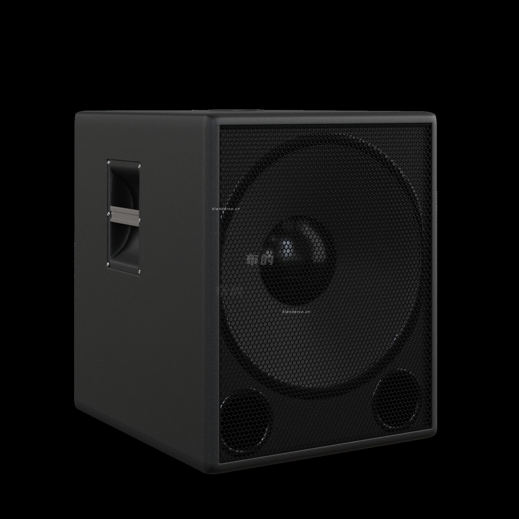 blender音箱模型_blender布的36