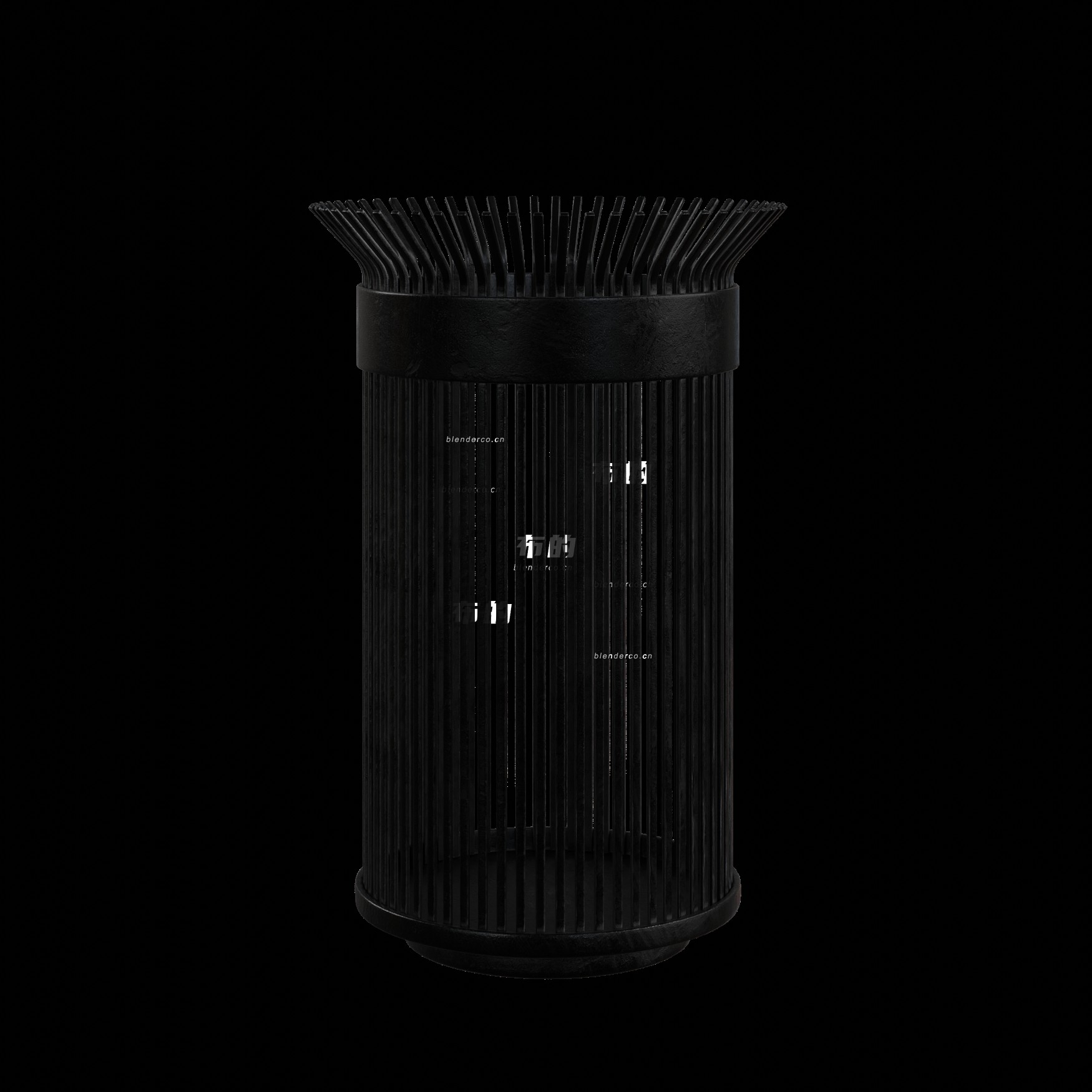 blender垃圾桶模型_blender布的54