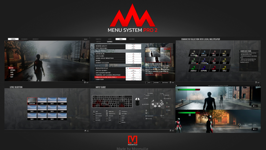 Menu System Pro by Moonville