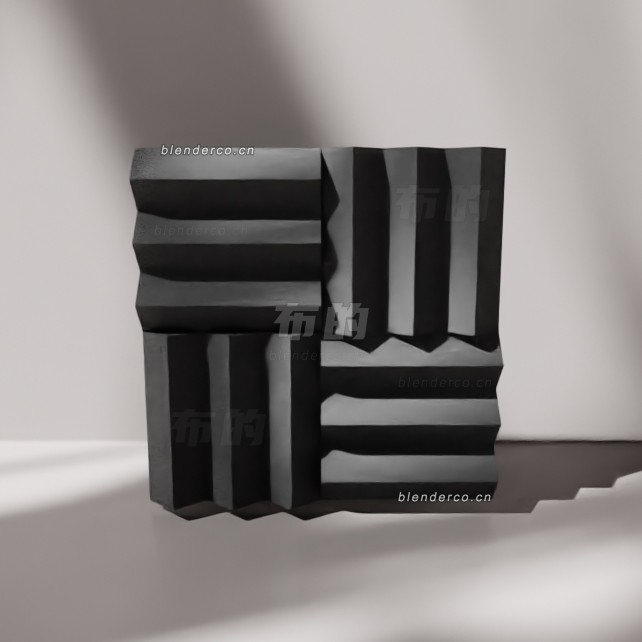 blender隔音棉模型_blender布的256
