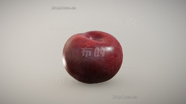 blender覆盆子宝石果模型_blender布的65