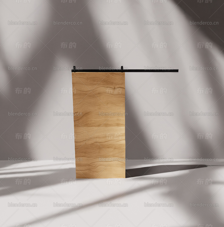 blender木门模型122